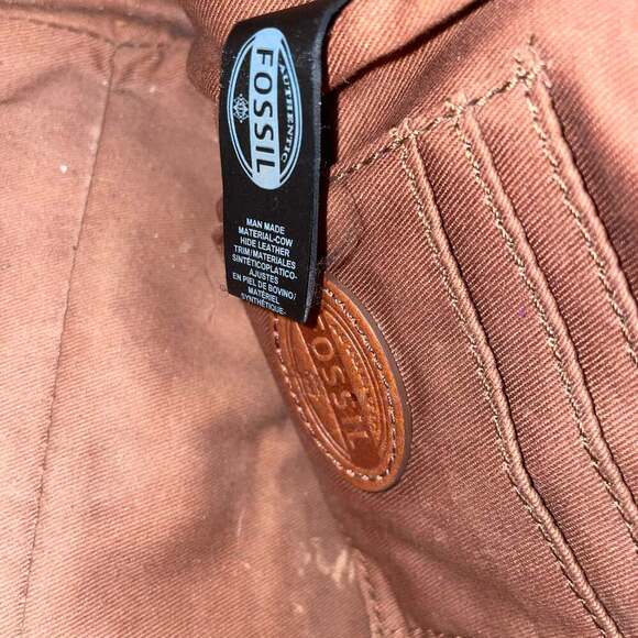 Fossil Sydney Geometric Multicolor Satchel Handbag - Picture 4 of 4